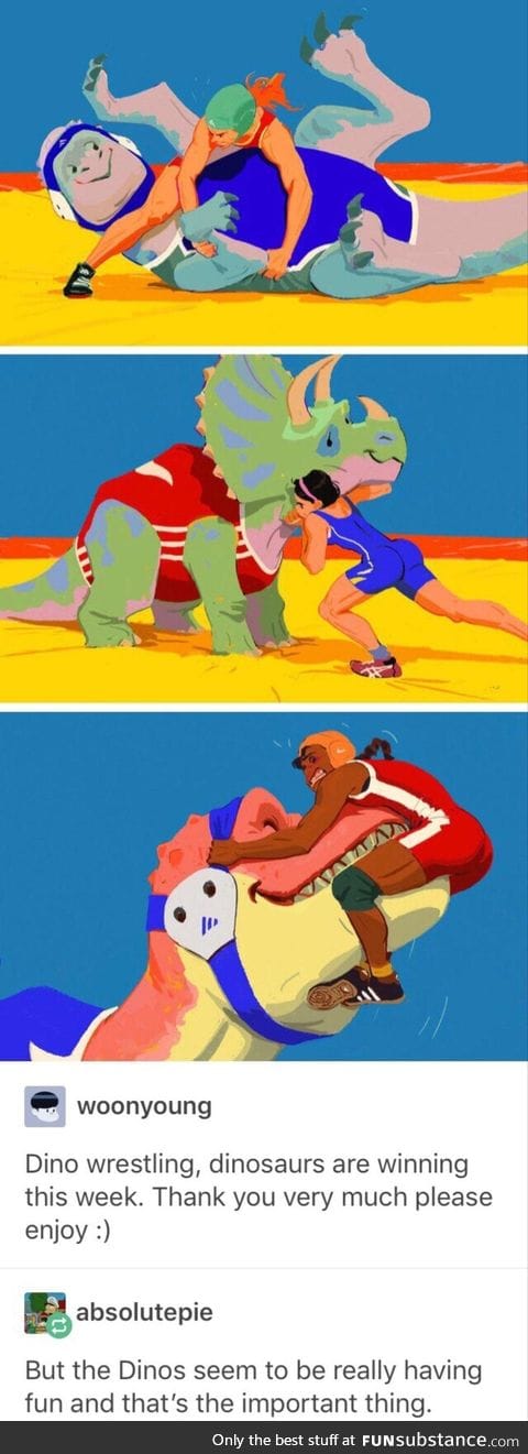 Dino Wrestlers