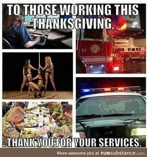 Happy Thanksgiving to all Who Serve