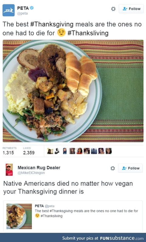 The thing about Thanksgiving