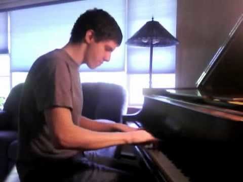 Dude plays the same catchy song on a piano in three different amazing styles