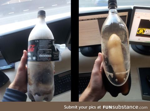 When your coke melts