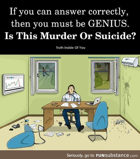 Is this suicide or murder?