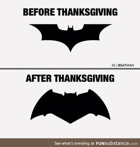 Before and after Thanksgiving