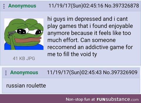 Anon needs a game suggestion