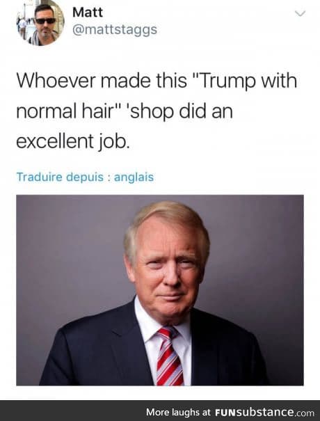 He looks less scary
