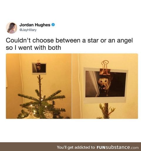 A star and an angel