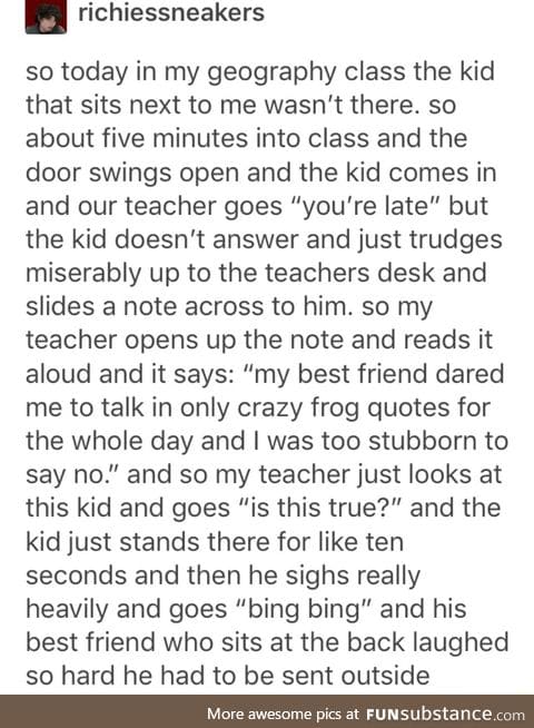 Talk in Crazy Frog