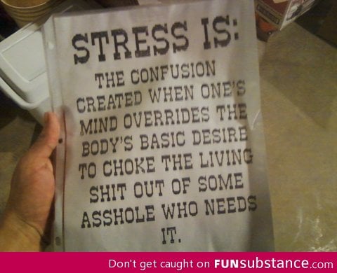 Definition of stress
