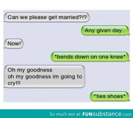 Can we get married?