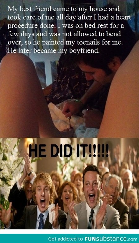 He did it!!!
