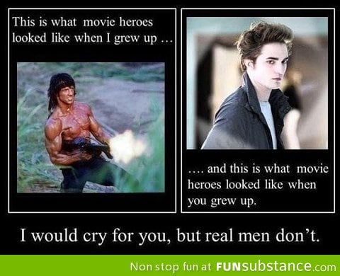 Real men don't cry