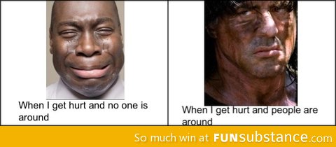 When in pain
