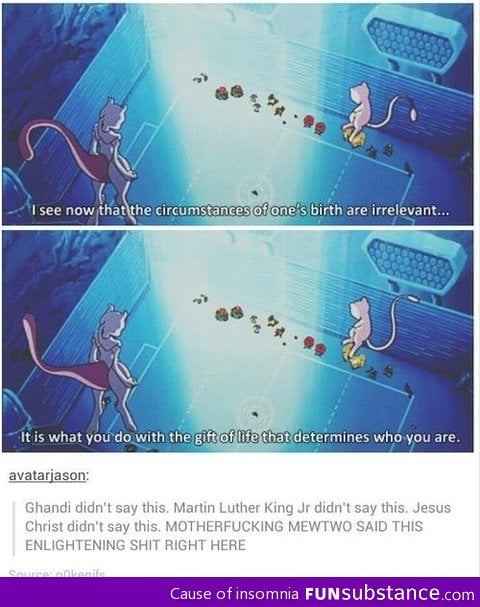 Inspiring Mewtwo quote