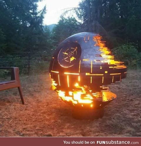 Death star fire pit