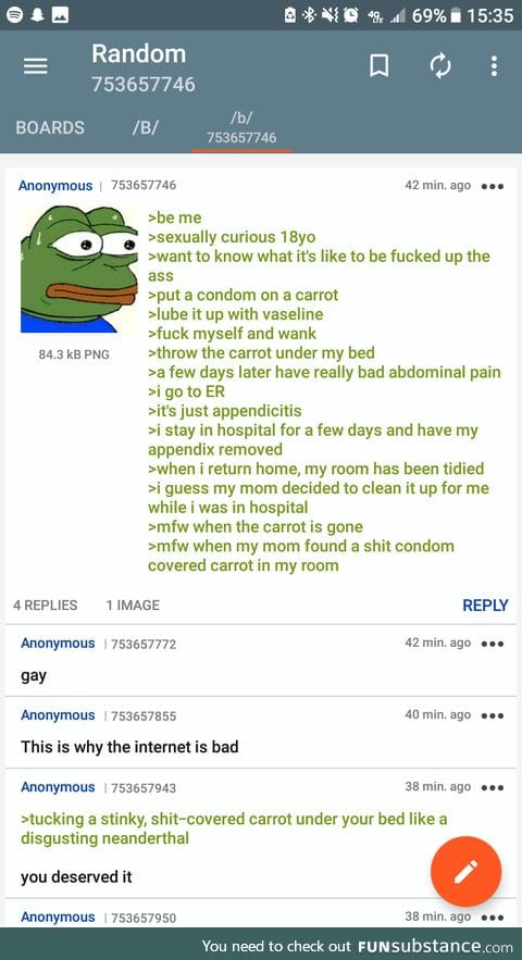 Anon gets a carrot