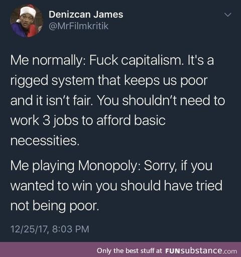 The game changes a man