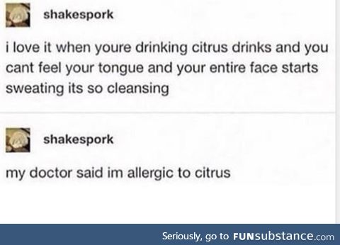 But it feel good though