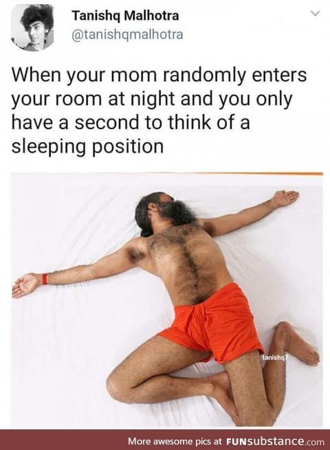 That moment of deep sleep