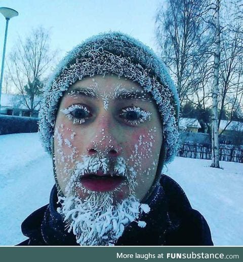It's a bit cold