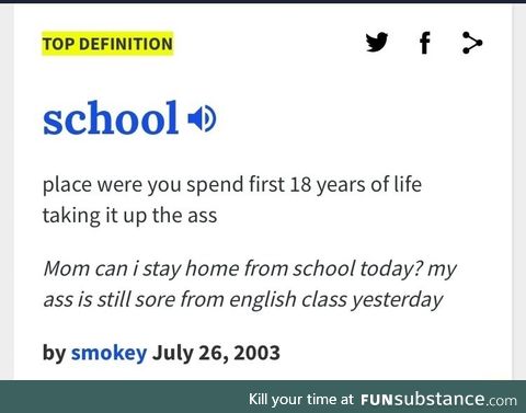 Definition of school