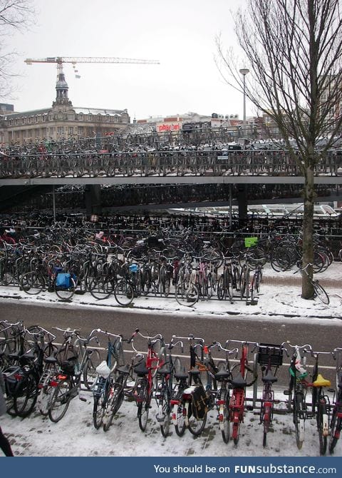 The average parking lot in The Netherlands