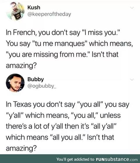 The beauty of languages