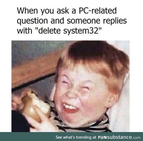 Or "delete syswow64"