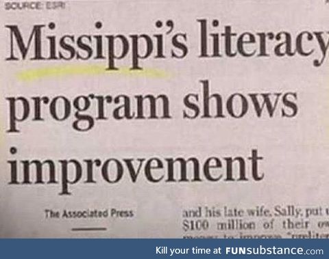 What improvement?