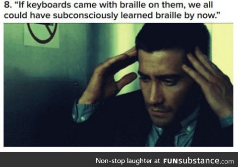Braille keyboard lifehack
