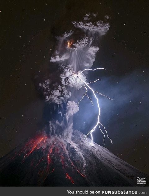 Volcano by photographer Sergio Tapiro