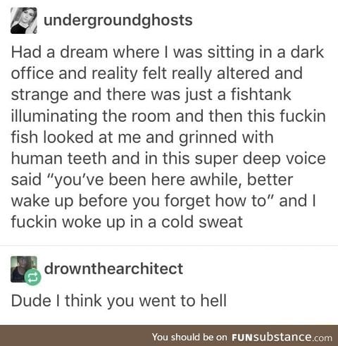 You almost died