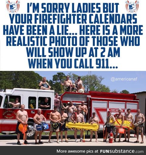 This is how real firemen look like