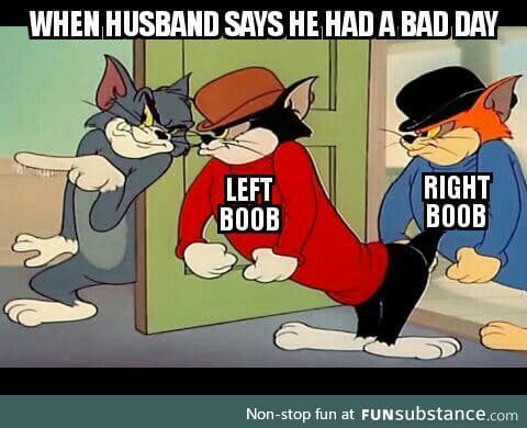 I feel better, thanks wife
