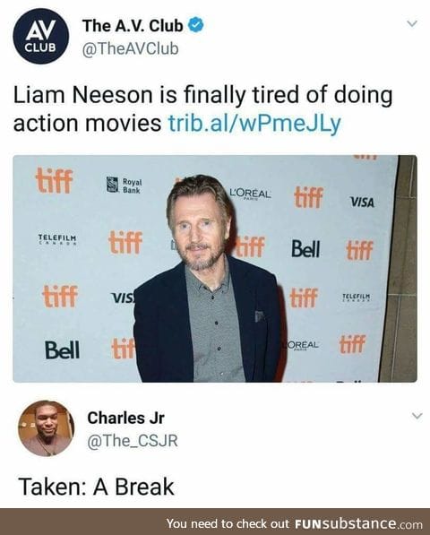 The Studios have just announced another sequel to Taken