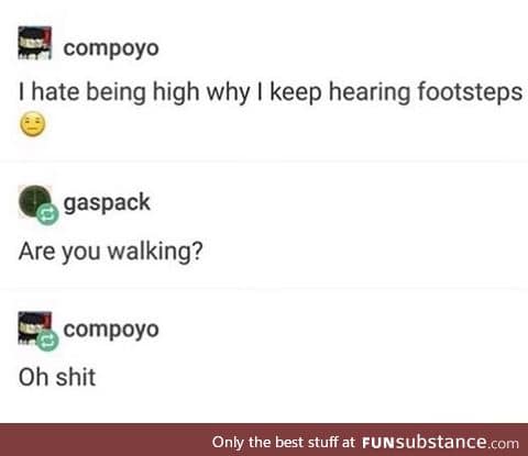 Are you walking?