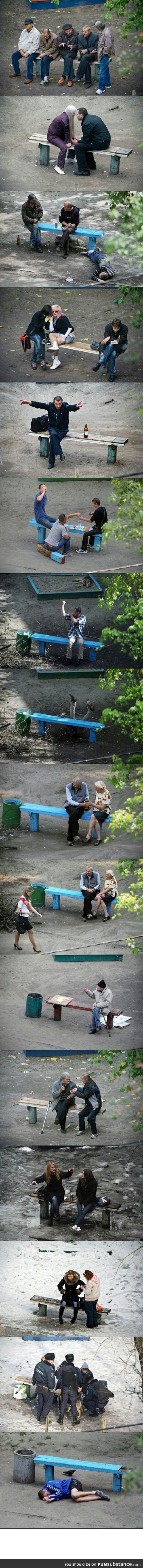 The Story of a bench, 2007-2017