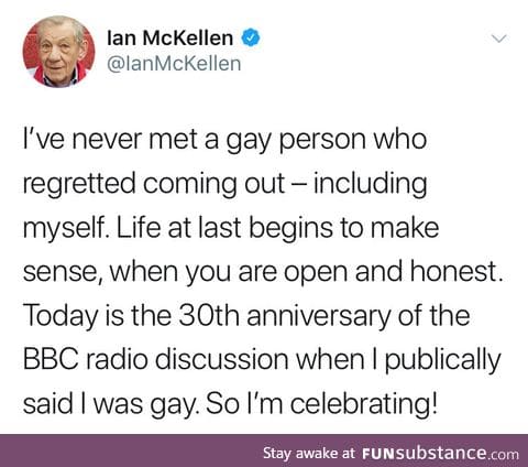 Life advice from Sir Ian