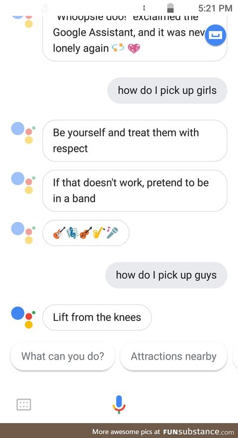 Google's dating advice