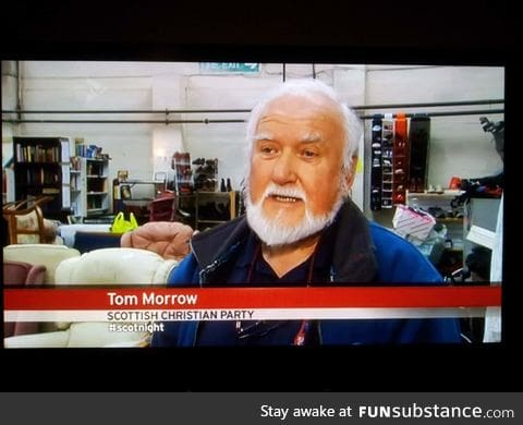 I was gonna make fun of his name, but I'll leave that for another day
