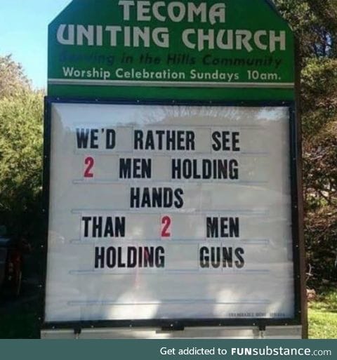 Best church sign of the week