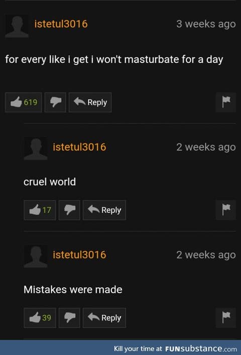 Oh p*rnhub comments