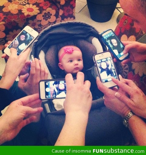 How times have changed. Everyone's a celebrity at birth