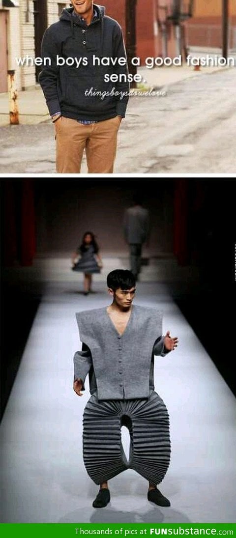 Good fashion sense