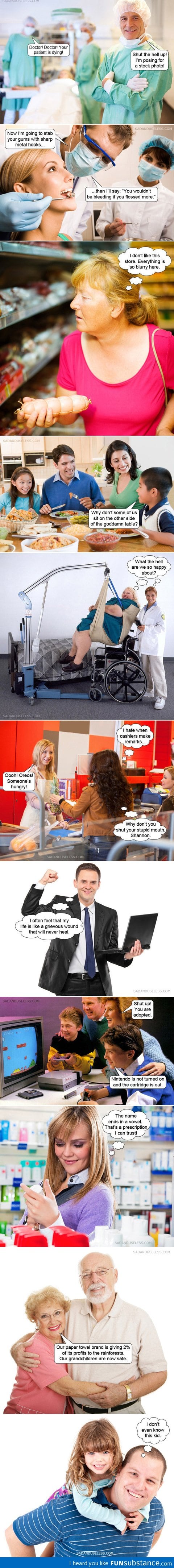 Stock ad photos