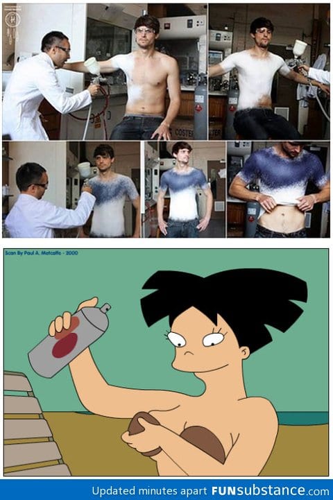 Spray on clothes. Took you long enough, science