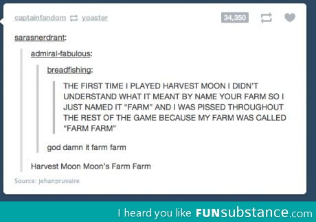 Don't be stupid when naming things ingame
