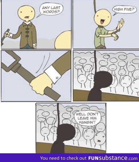 High five?