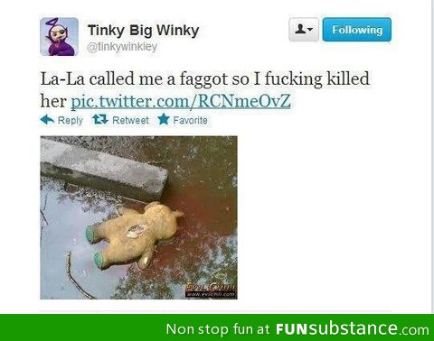 Oh tinky winky