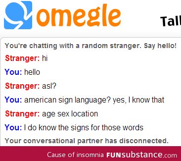 Me and a stranger