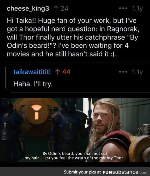 By Odin's beard, he really did it